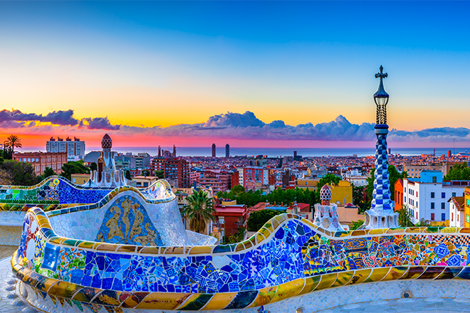 Blick über Barcelona